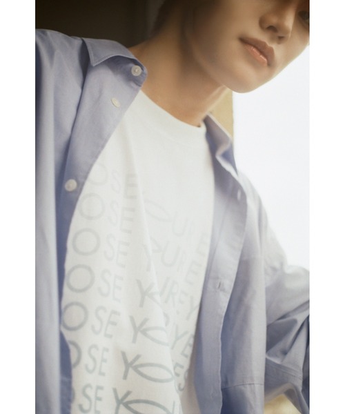 ZOZOVILLA(ゾゾヴィラ)の「CLOSE YOUR EYES × ZOZOTOWN Gradient Logo T-Shirt(Tシャツ/カットソー・メンズ・ホワイト/ブラック・SMALL/MEDIUM/LARGE/X-LARGE)」の7枚目の写真