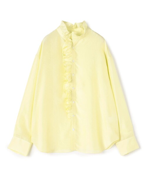 シルクハブタエ フリルカラーシャツ（シャツ/ブラウス）｜GALERIE VIE
