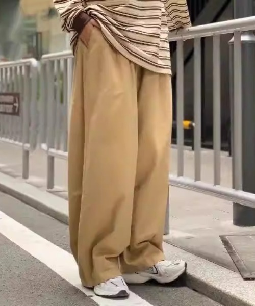 link lot(リンクロット)の「【ウエストゴム】ツイルイージーパンツ(チノパンツ・メンズ・ベージュ/ホワイト・M)」の12枚目の写真