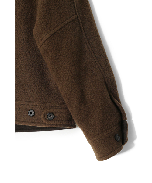 HORLISUN（ホーリーサン）の「Maple Wool Boucle Detroit Jacket Brown（その他アウター・レディース・その他・SMALL/MEDIUM/LARGE）」の5枚目の写真