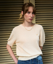 COQUET（コケット）の「Crewneck Texture Knit Cream（ニット/セーター）」