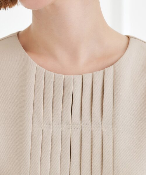 grove(グローブ)の「【手洗いOK】フロントプリーツ袖コンシャスワンピース(ワンピース・レディース・ネイビー/ブラック/ナチュラル・02/03/01/04/05)」の21枚目の写真