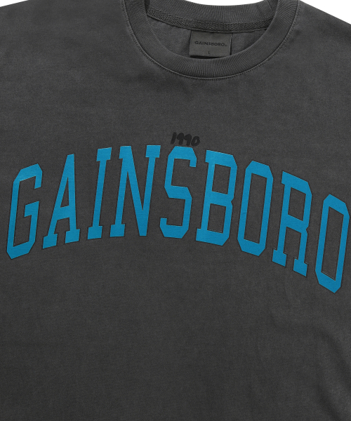 GAINSBORO（ゲインズボロ）の「[クールコットン] ピグメントアーチロゴTシャツ_ダークグレー（Tシャツ/カットソー・レディース・その他・X-SMALL/LARGE/MEDIUM/SMALL）」の4枚目の写真