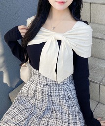 INGNI | ビジュー2Wayオフショルニット(ニット/セーター)