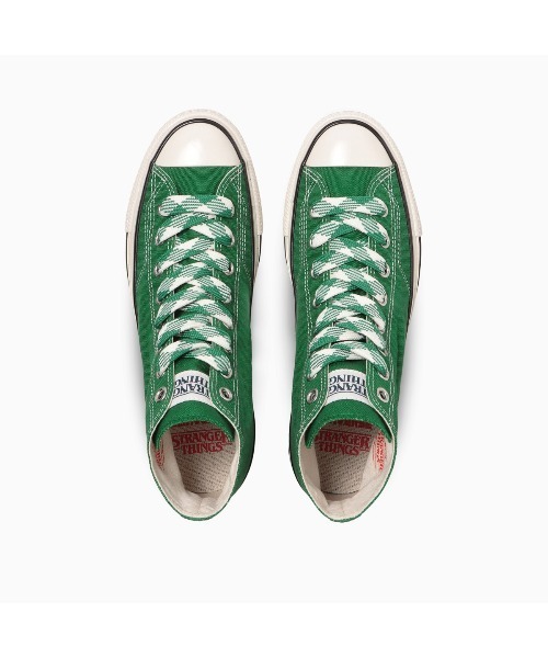CONVERSE(コンバース)の「CONVERSE ALL STAR AGED 87 CL HI / STRANGER THINGS 5(コンバース オールスター エイジド 87 CL HI / ストレンジャー・シングス 5)(スニーカー・メンズ・グリーン・23.5cm/24cm/24.5cm/25cm/25.5cm/26cm/26.5cm/27cm/27.5cm/28cm/29cm/23cm)」の4枚目の写真