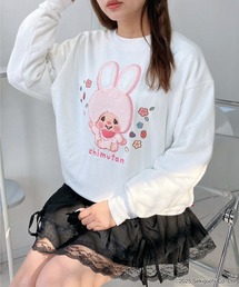 AS KNOW AS plus | ♪アクリルキーホルダー付き モンチッチフレンズスウェットプルオーバー【 Monchhichi / モンチッチ 】(スウェット)