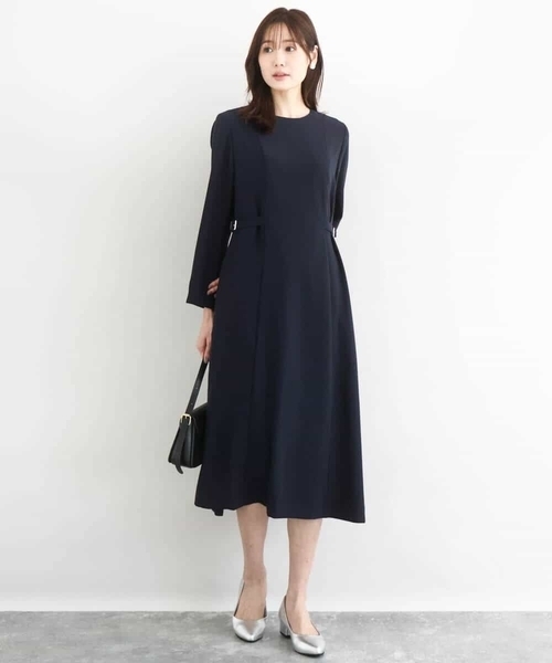 MK MICHEL KLEIN（エムケーミッシェルクラン）の「サテンジョーゼット