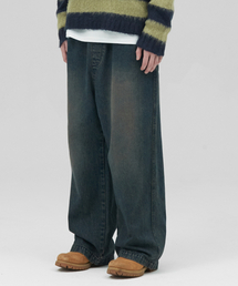 STENDS（ステンズ）の「[M~4XL] ウォッシングデニムバンディングパンツ_ブルー（デニムパンツ）」