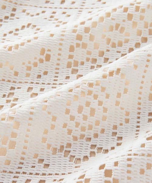 GeeRA（ジーラ）の「春夏のおでかけに♪前後２ＷＡＹパネルレースキャミワンピース（ワンピース・レディース・アイボリー/ブラック・X-LARGE/LARGE/MEDIUM）」の16枚目の写真