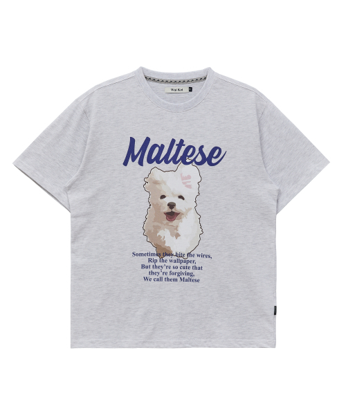 WaiKei(ワイケイ)の「クラウドイラスト 半袖Tシャツ メランジホワイト(Tシャツ/カットソー・レディース・その他・0/1/2)」の7枚目の写真