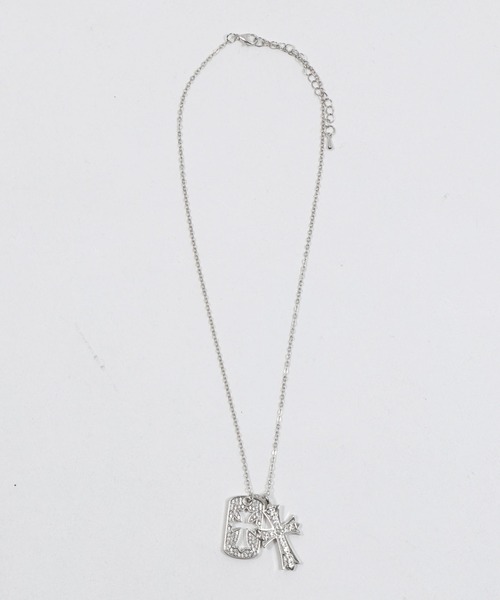 WEGO（ウィゴー）の「WEGO/ラインストーンダイカットネックレス（ネックレス・レディース・その他2/その他1/その他3・FREE）」の7枚目の写真