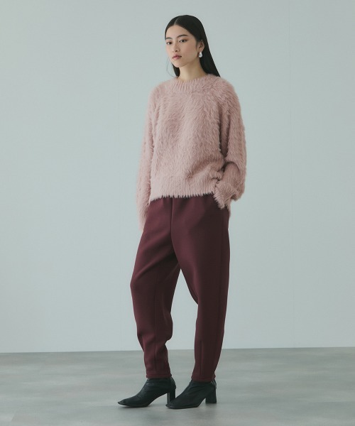 VICKY(ビッキー)の「カーブヘムシャギーニットプルオーバー≪手洗い可能≫(ニット/セーター・レディース・ピンク/ダークグレー/ブラウン/グリーン・M)」の17枚目の写真