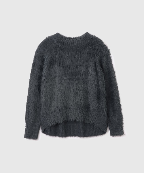 VICKY(ビッキー)の「カーブヘムシャギーニットプルオーバー≪手洗い可能≫(ニット/セーター・レディース・ピンク/ダークグレー/ブラウン/グリーン・M)」の19枚目の写真