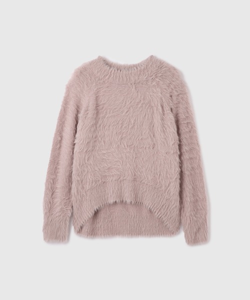 VICKY(ビッキー)の「カーブヘムシャギーニットプルオーバー≪手洗い可能≫(ニット/セーター・レディース・ピンク/ダークグレー/ブラウン/グリーン・M)」の15枚目の写真