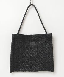MASSIVE STORE（マッシブストア）の「【Swaraj/スワラージ】手編みメッシュレザー・スクエアシェイプ BAG（トートバッグ）」