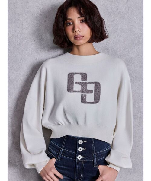 GYDA ダウン GYDAニット　セット売り セール】GGインターシャニットトップス（ニット/セーター）｜GYDA