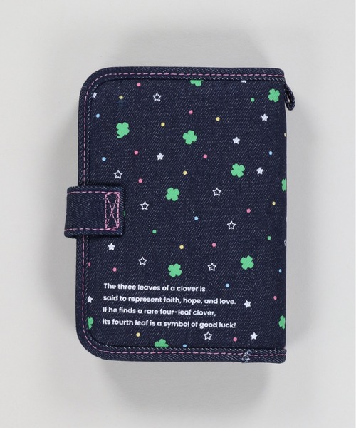 メリング　シール帳　バインダー　A7 6穴　デニム生地　青りんご nini toys/ニニトイズ】≪MERING/メリング≫デニム6穴バインダー