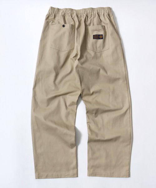 Lazar（ラザル）の「U.S. POLO ASSN./ユーエスポロアッスン コットンヘビーツイル ツータック セミワイド ストレート イージーパンツ/ワークパンツ/レディース メンズ（チノパンツ・メンズ・ベージュ/ブラック/アイボリー・M/L）」の12枚目の写真