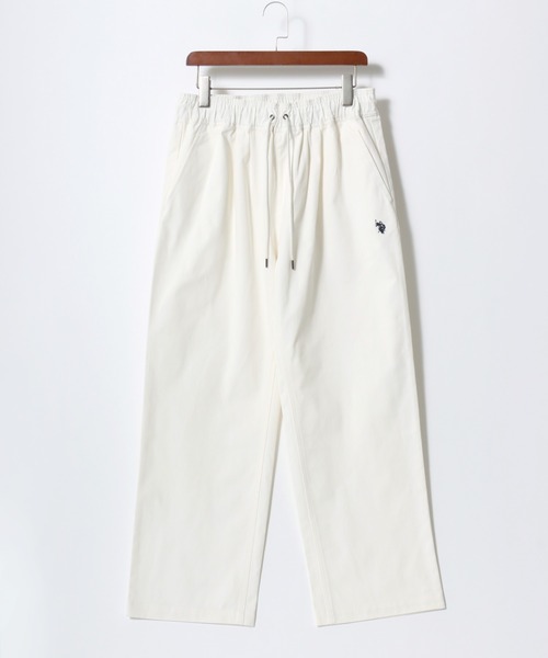 Lazar（ラザル）の「U.S. POLO ASSN./ユーエスポロアッスン コットンヘビーツイル ツータック セミワイド ストレート イージーパンツ/ワークパンツ/レディース メンズ（チノパンツ・メンズ・ベージュ/ブラック/アイボリー・M/L）」の13枚目の写真