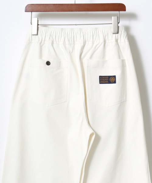 Lazar（ラザル）の「U.S. POLO ASSN./ユーエスポロアッスン コットンヘビーツイル ツータック セミワイド ストレート イージーパンツ/ワークパンツ/レディース メンズ（チノパンツ・メンズ・ベージュ/ブラック/アイボリー・M/L）」の19枚目の写真