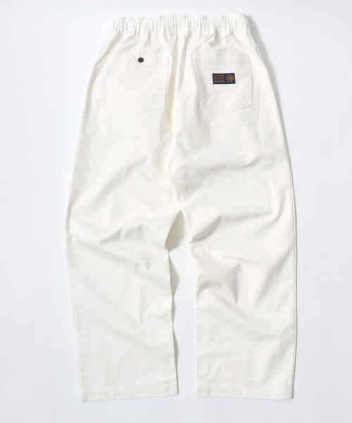 Lazar（ラザル）の「U.S. POLO ASSN./ユーエスポロアッスン コットンヘビーツイル ツータック セミワイド ストレート イージーパンツ/ワークパンツ/レディース メンズ（チノパンツ・メンズ・ベージュ/ブラック/アイボリー・M/L）」の8枚目の写真