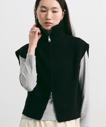 クルニ ジップアップベストニット ハイネック CULLNI|ハイネックジップアップベストニット|HARDOFFオフモール