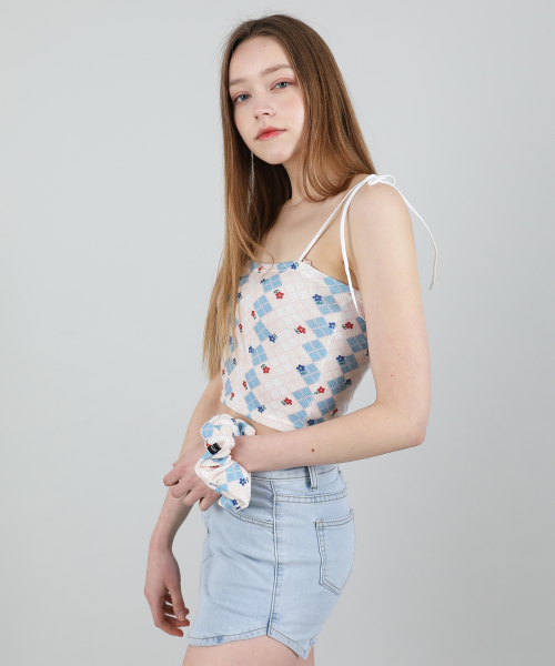 CATTLINE(カトリン)の「(セット) ハイティーン ノースリーブ クロップトップ ヘアゴム (ブルー)(Tシャツ/カットソー・レディース・その他・FREE)」の14枚目の写真