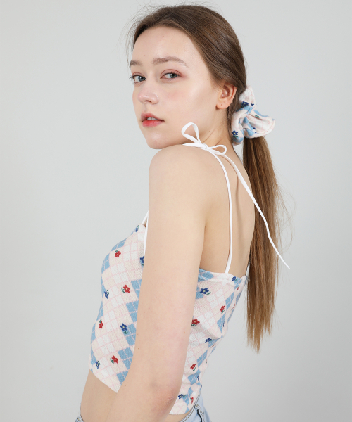 CATTLINE(カトリン)の「(セット) ハイティーン ノースリーブ クロップトップ ヘアゴム (ブルー)(Tシャツ/カットソー・レディース・その他・FREE)」の16枚目の写真