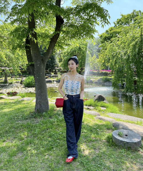 CATTLINE(カトリン)の「(セット) ハイティーン ノースリーブ クロップトップ ヘアゴム (ブルー)(Tシャツ/カットソー・レディース・その他・FREE)」の21枚目の写真
