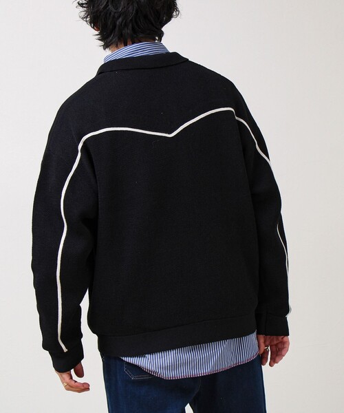 GLOSTER(グロスター)の「ウエスタンライン ニットカーディガン(カーディガン/ボレロ・メンズ・アイボリー/グリーン/ブラック・S/M/L)」の20枚目の写真