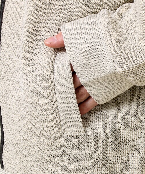 GLOSTER(グロスター)の「ウエスタンライン ニットカーディガン(カーディガン/ボレロ・メンズ・グリーン/アイボリー/ブラック・M/S/L)」の22枚目の写真