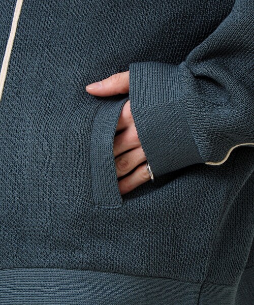 GLOSTER(グロスター)の「ウエスタンライン ニットカーディガン(カーディガン/ボレロ・メンズ・アイボリー/グリーン/ブラック・S/M/L)」の8枚目の写真