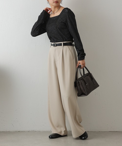 COLONY 2139（コロニートゥーワンスリーナイン）の「コンパクトフラップハンドバッグ（ハンドバッグ・レディース・ブラウン/ブラック・FREE）」の12枚目の写真