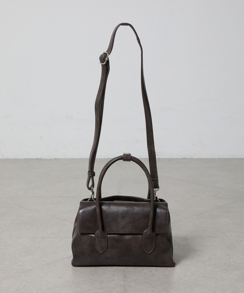 COLONY 2139（コロニートゥーワンスリーナイン）の「コンパクトフラップハンドバッグ（ハンドバッグ・レディース・ブラウン/ブラック・FREE）」の18枚目の写真