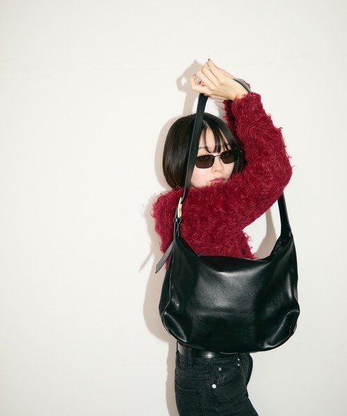 TONER（トナー）の「ワンショルダーレザーバッグ/ロゴプレート付き（ショルダーバッグ・レディース・ブラック/ブラウン/レッド・FREE）」の15枚目の写真