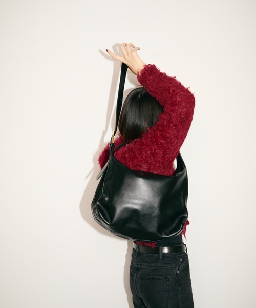 TONER（トナー）の「ワンショルダーレザーバッグ/ロゴプレート付き（ショルダーバッグ・レディース・ブラック/ブラウン/レッド・FREE）」の16枚目の写真