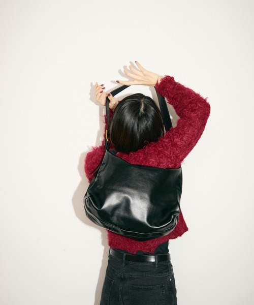 TONER（トナー）の「ワンショルダーレザーバッグ/ロゴプレート付き（ショルダーバッグ・レディース・ブラック/ブラウン/レッド・FREE）」の17枚目の写真