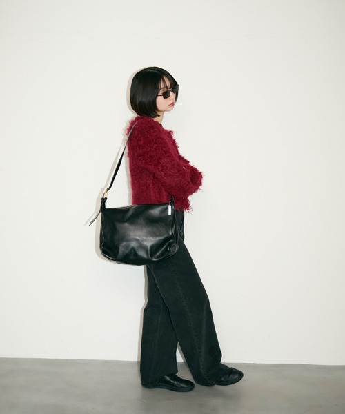 TONER（トナー）の「ワンショルダーレザーバッグ/ロゴプレート付き（ショルダーバッグ・レディース・ブラック/ブラウン/レッド・FREE）」の19枚目の写真