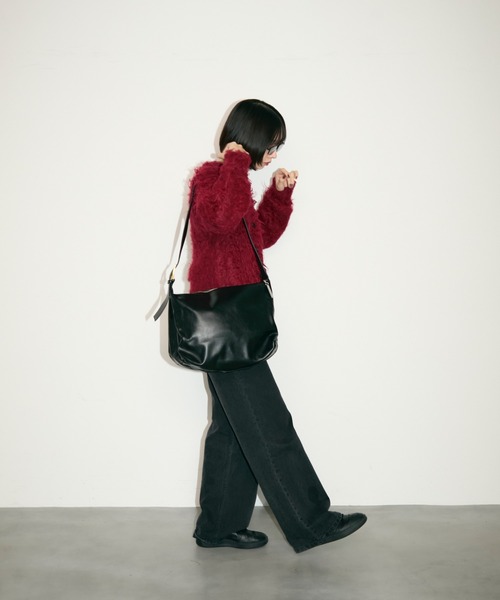 TONER（トナー）の「ワンショルダーレザーバッグ/ロゴプレート付き（ショルダーバッグ・レディース・ブラック/ブラウン/レッド・FREE）」の22枚目の写真