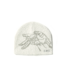 LORES（ロアス）の「Puppet Mohair Beanie - Ivory（ニットキャップ/ビーニー）」