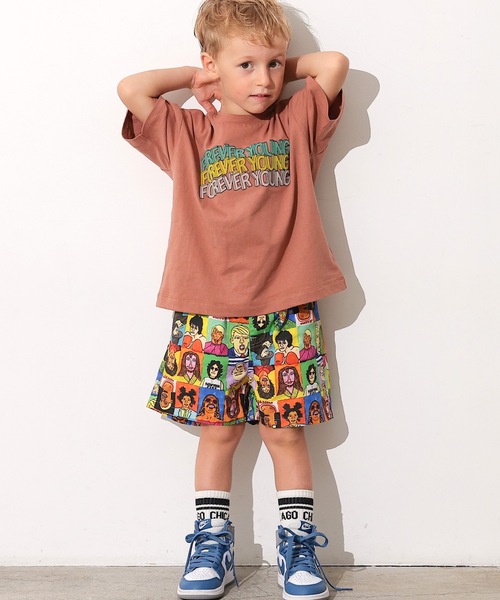 Ocean&Ground（オーシャン&グラウンド）の「サンフランシスコシティショーツ/セットアップ可（その他パンツ・キッズ・マルチ/オフホワイト/チャコール・80/90/95/100/110/120/130/140）」の8枚目の写真