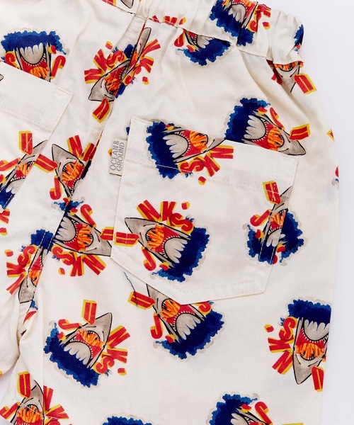 Ocean&Ground（オーシャン&グラウンド）の「サンフランシスコシティショーツ/セットアップ可（その他パンツ・キッズ・マルチ/オフホワイト/チャコール・80/90/95/100/110/120/130/140）」の9枚目の写真