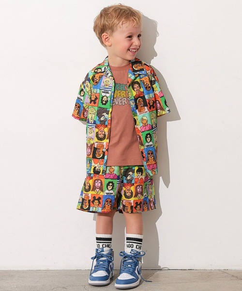 Ocean&Ground（オーシャン&グラウンド）の「サンフランシスコシティショーツ/セットアップ可（その他パンツ・キッズ・マルチ/オフホワイト/チャコール・80/90/95/100/110/120/130/140）」の6枚目の写真