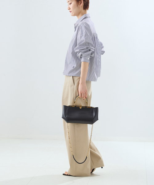 journal standard L'essage（ジャーナルスタンダードレサージュ）の「【金子綾さん着用】刺繍ショートシャツ（シャツ/ブラウス・レディース・グレー/ネイビー/ブルー系その他・FREE）」の10枚目の写真