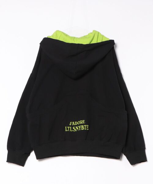 Little sunny bite(リトルサニーバイト)の「littlesunnybite/リトルサニーバイト/pocket hoodie(パーカー・レディース・ピンク/モスグリーン/ブラック・M/S)」の20枚目の写真