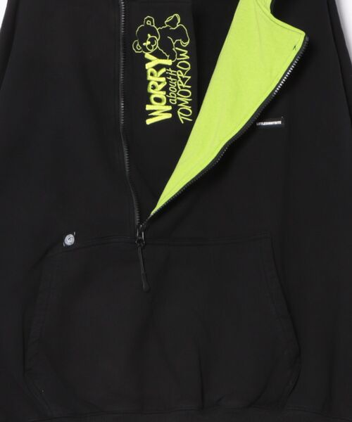 Little sunny bite(リトルサニーバイト)の「littlesunnybite/リトルサニーバイト/pocket hoodie(パーカー・レディース・ピンク/モスグリーン/ブラック・M/S)」の18枚目の写真
