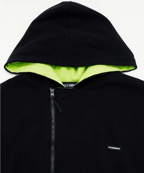 Little sunny bite(リトルサニーバイト)の「littlesunnybite/リトルサニーバイト/pocket hoodie(パーカー・レディース・ピンク/モスグリーン/ブラック・M/S)」の8枚目の写真