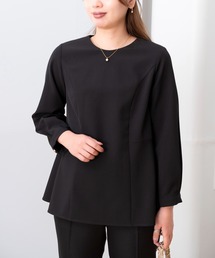 STRAWBERRY-FIELDS | ソルフェクロス_レース襟付きペプラムプルオーバー(シャツ/ブラウス)