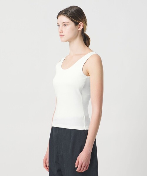 LOEFF(ロエフ)の「<LOEFF>ベアテレコ タンクトップ(Tシャツ/カットソー・レディース・ブラック/ネイビー/ホワイト・FREE)」の8枚目の写真