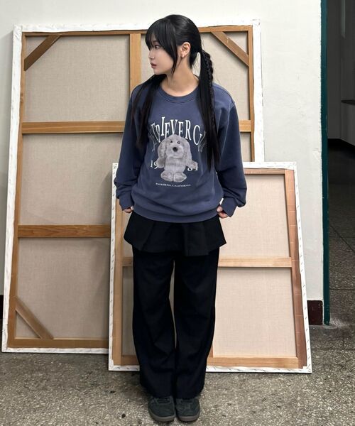 Retriever Club（レトリーバークラブ）の「RETRIEVER DOLL CREWNECK [PIGMENT NAVY]（スウェット・レディース・その他・M/L/XL）」の17枚目の写真